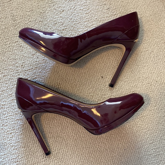 COPY - Burgundy Michael Kors heels - Picture 4 of 5
